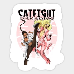 Catfight Paradise Sticker